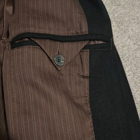 NWOT Old Navy Mens Single Breasted Wool Blend Trench Coat Black Size L - Picture 4 of 6